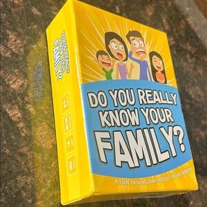 Do You Really Know Your Family? A fun Trivia Game about your family